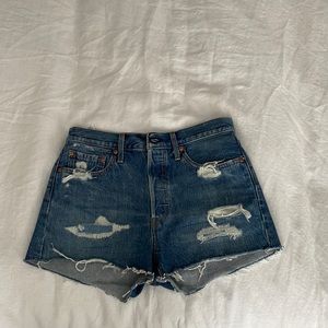 Levi’s Wedgie High Waisted Shorts